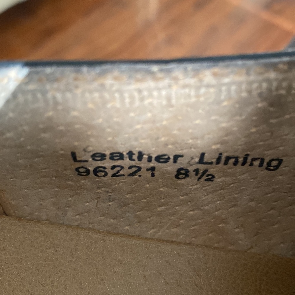 NWT Mens formal slip on leather lining black dress shoes #96221 - Picture 10 of 11